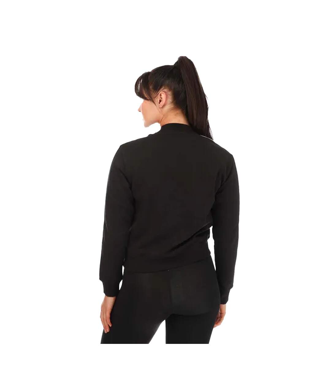 Sweat femme noir / blanc Adidas-2
