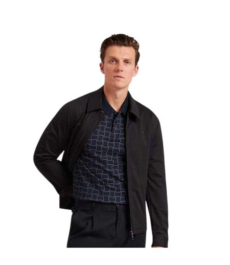 Polo Motif/style Damier Homme Bleu Marine Ted Baker