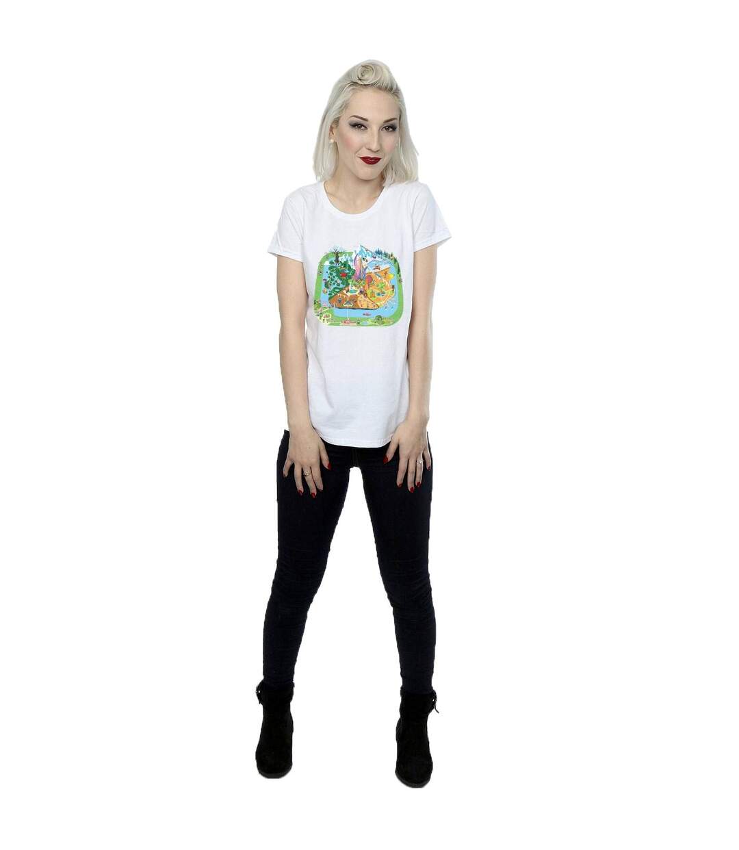Disney T-shirt en coton Zootropolis City Femme/Femme (Blanc) - UTBI45143-4