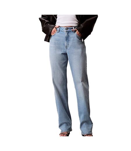 Jean bleu femme calvin klein jeans high rise vlq - 26
