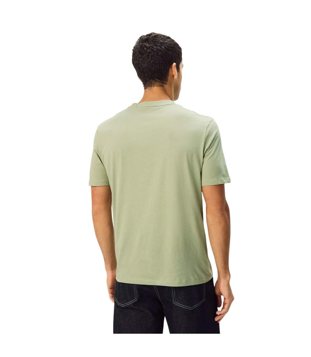 Mens Dero222 Logo T-shirt Green Hugo-3