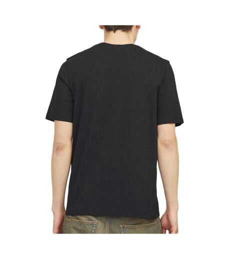 T-Shirt noir/orange homme jack & jones ferris - l