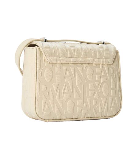 All Over Logo Messenger Bag One Size Beige Armani Exchange