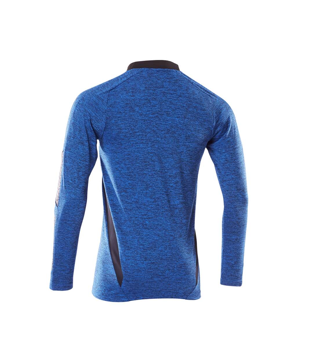 Polo Manches Longues Motif/style Tacheté Accelerate Homme Azur Bleu Marine Foncé Mascot-2