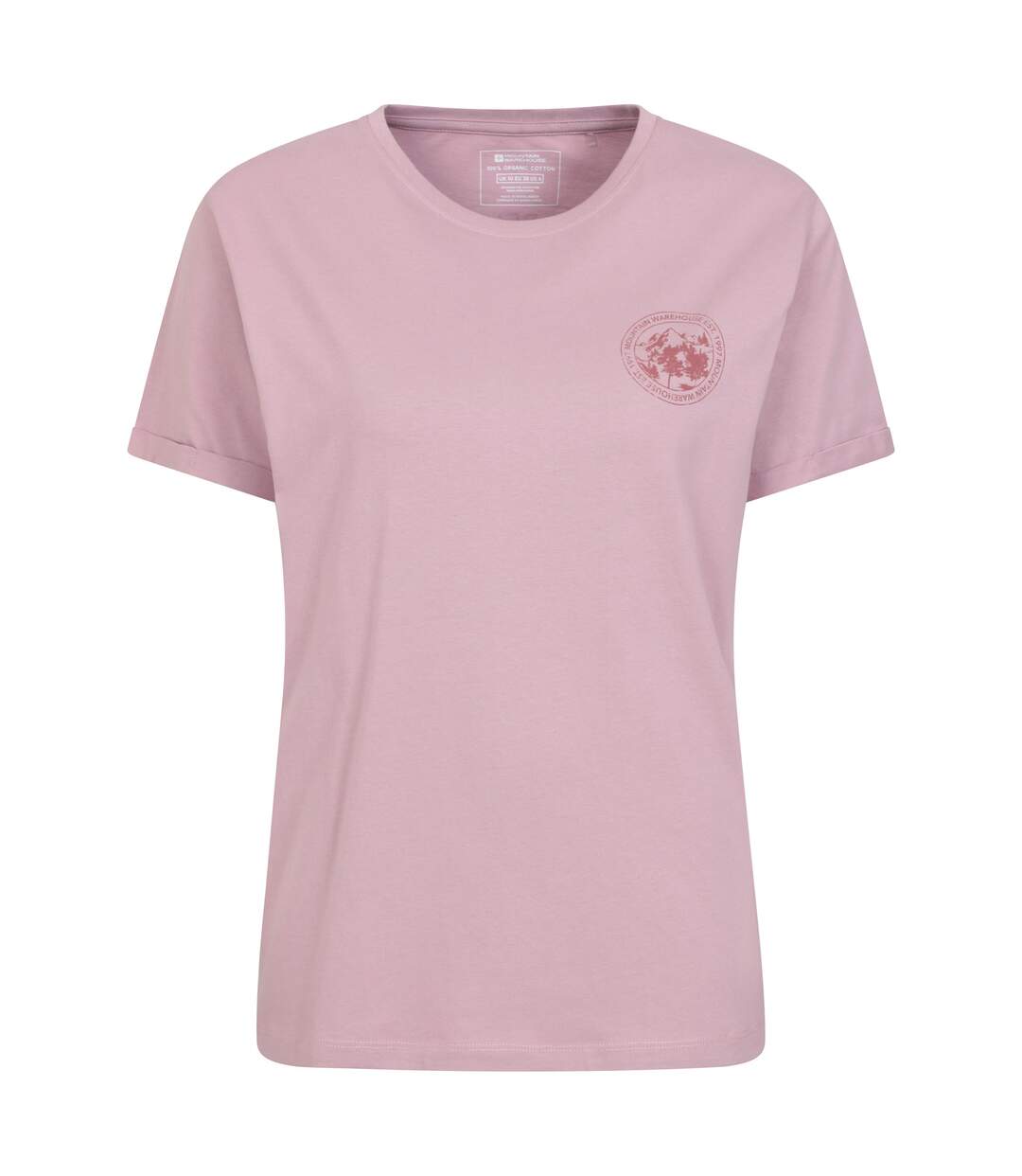 T-shirt explore the outdoors femme lilas Mountain Warehouse-1