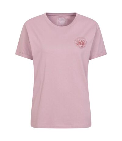 T-shirt explore the outdoors femme lilas Mountain Warehouse