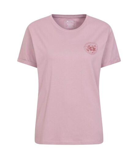 T-shirt explore the outdoors femme lilas Mountain Warehouse