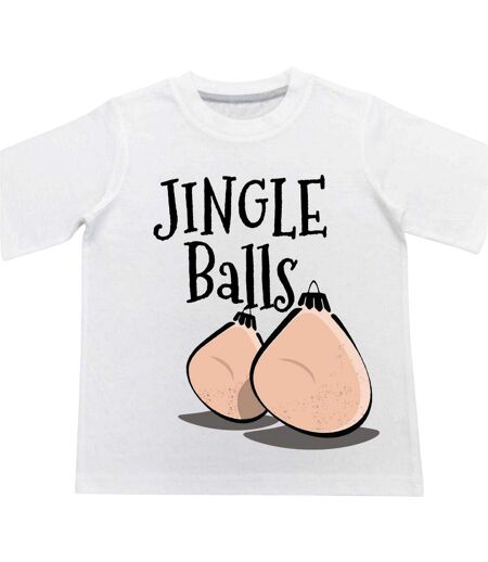 T-shirt Motif/style Imprimé Jingle Balls Homme Blanc Linea