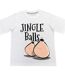 T-shirt Motif/style Imprimé Jingle Balls Homme Blanc Linea-1