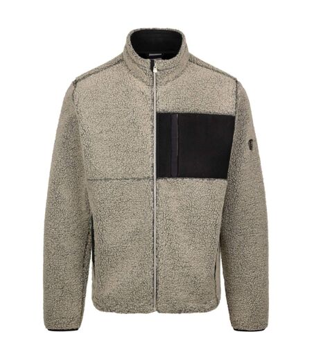 Mens Maclarenton At400 Full Zip Fleece Jacket Beige Marl Trespass