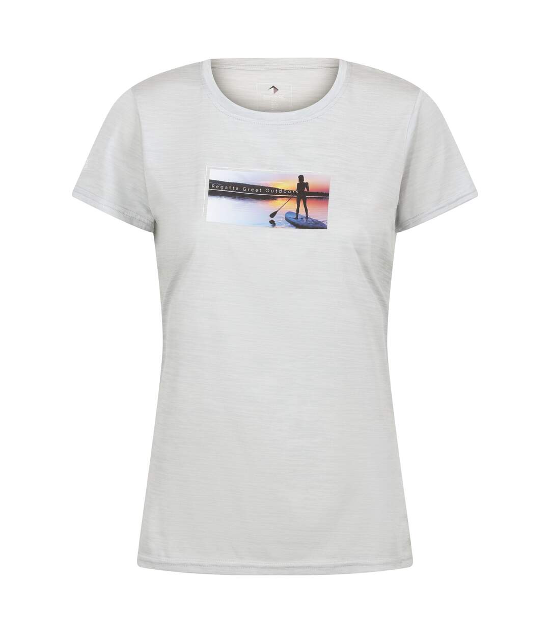 T-shirt fingal femme gris pâle Regatta