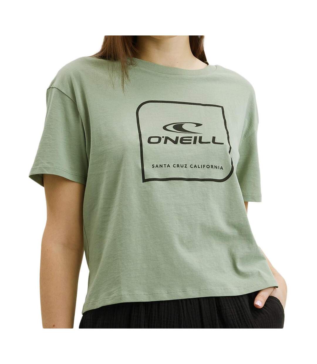 T-shirt Vert/Noir Femme O'Neill Cube - L-1