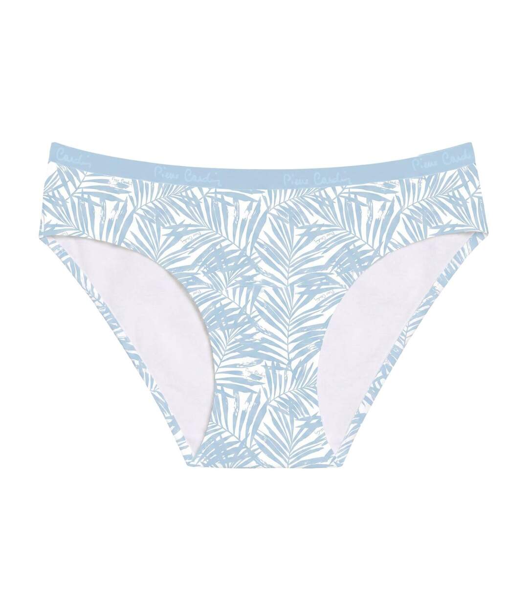 Lot de 3 slips femme  en coton uni et imprimé ceinture fine 2cm Pck1 Pierre Cardin-5