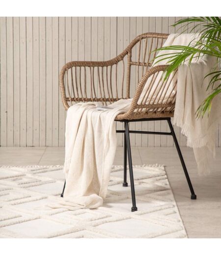 Tapis Design avec Franges Towa 160x230cm Naturel