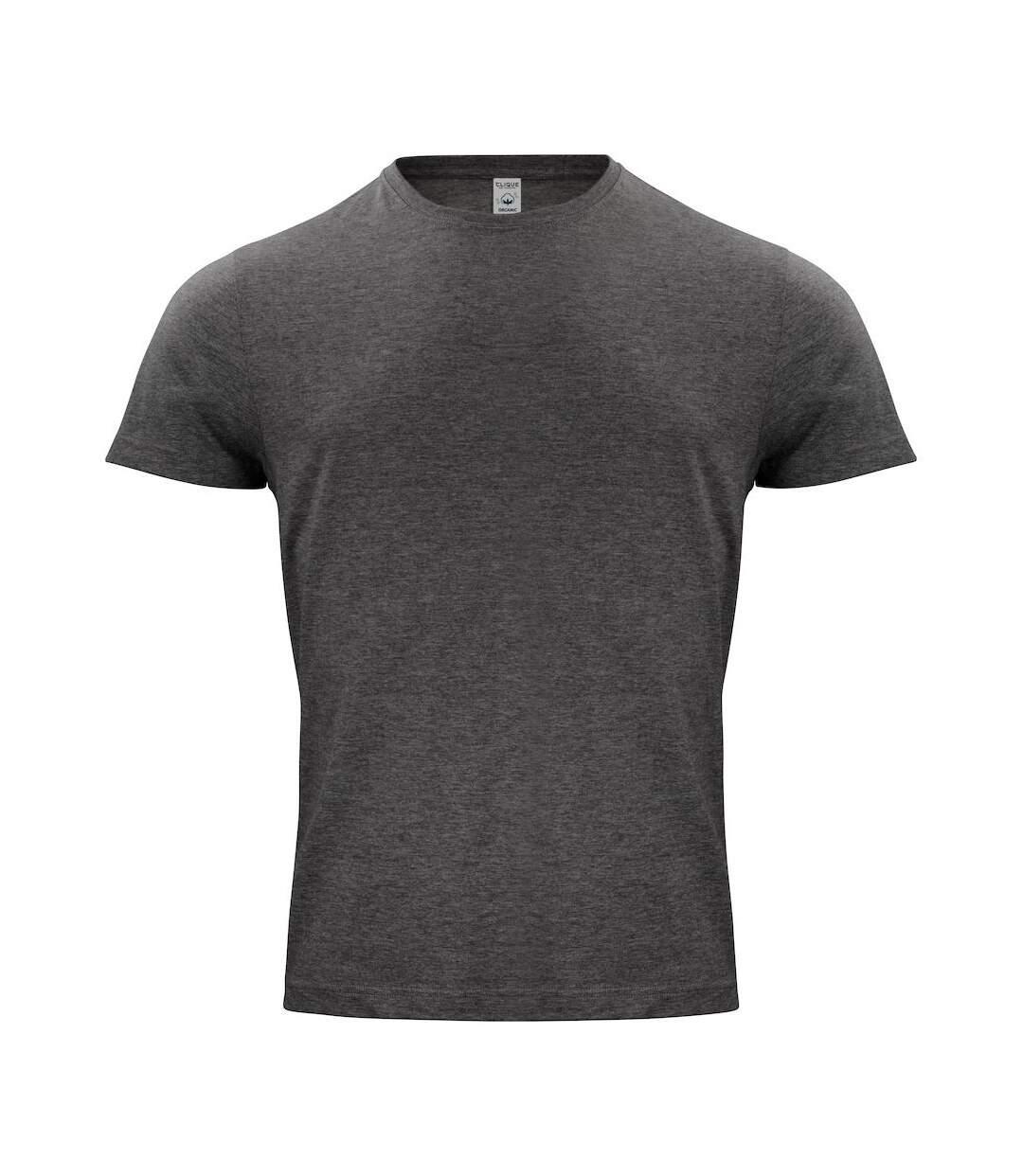 T-shirt classic oc homme anthracite chiné Clique-1