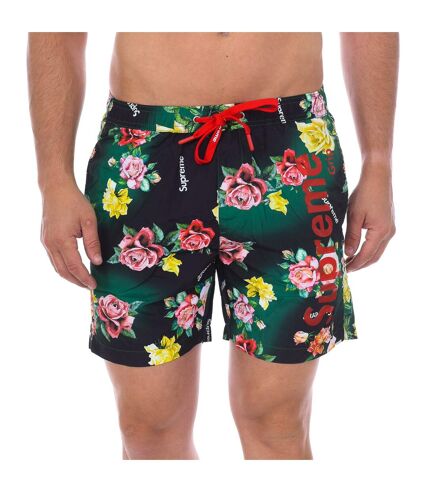 Men's Boxer Swimsuit Print Roses CM-30065-BP
