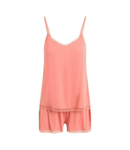 Ensemble De Pyjama Court Motif/style Lacets Kendall Femme Rose Clair CCDK Copenhagen