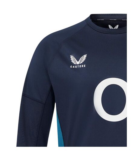 Mens 25/26 England Red Roses Drill Top Ink Storm Castore