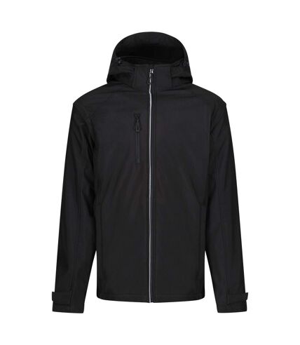 Regatta Mens Erasmus 4 in 1 Soft Shell Jacket (Black) - UTRG6507