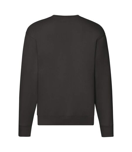 Mens Premium Set-in Sweatshirt Charcoal Fruit Of The Loom