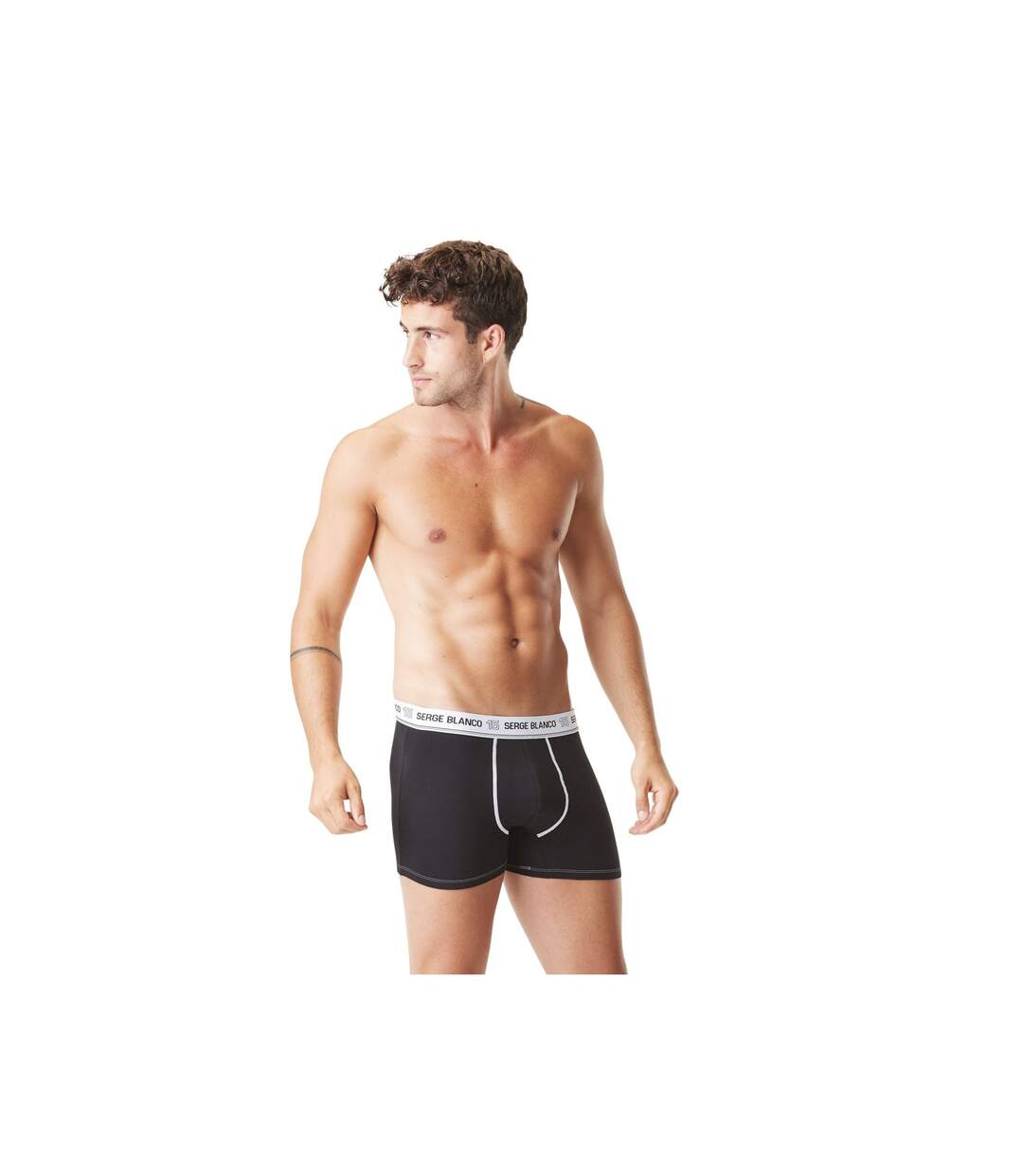 Lot de 5 boxers homme en coton Class Serge Blanco