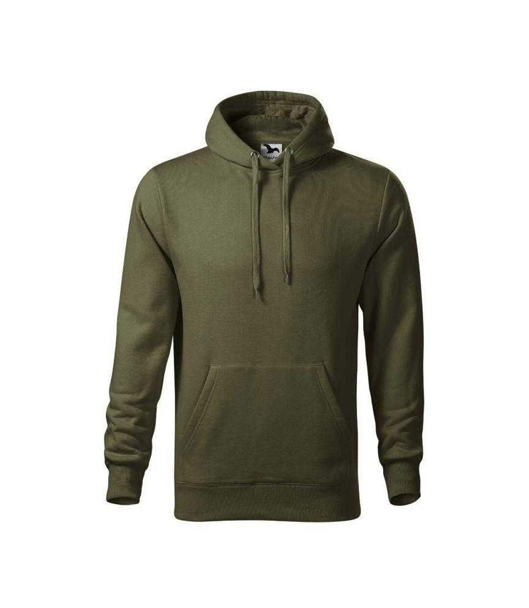Mens Cape Hoodie Military Green Malfini-1