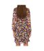 Robe fleuris noir femme jdy lilli - l-2