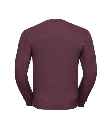 Mens authentic sweatshirt burgundy Russell