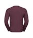 Mens authentic sweatshirt burgundy Russell