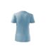Womens/ladies Classic New T-shirt Powder Blue Adler-3
