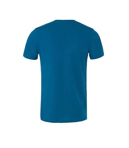 Adults unisex crew neck t-shirt deep teal Bella + Canvas