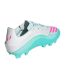 Mens F50 League Firm Ground Football Boots White Pink Blue Adidas-2