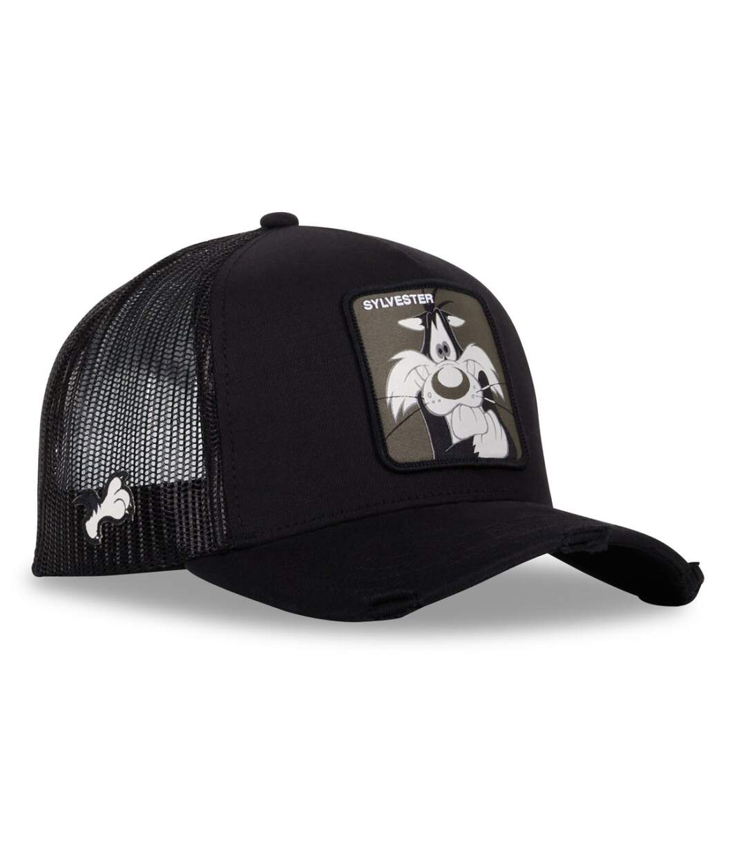 Casquette homme trucker effet bamboo Looney Tunes Sylvester Capslab-4