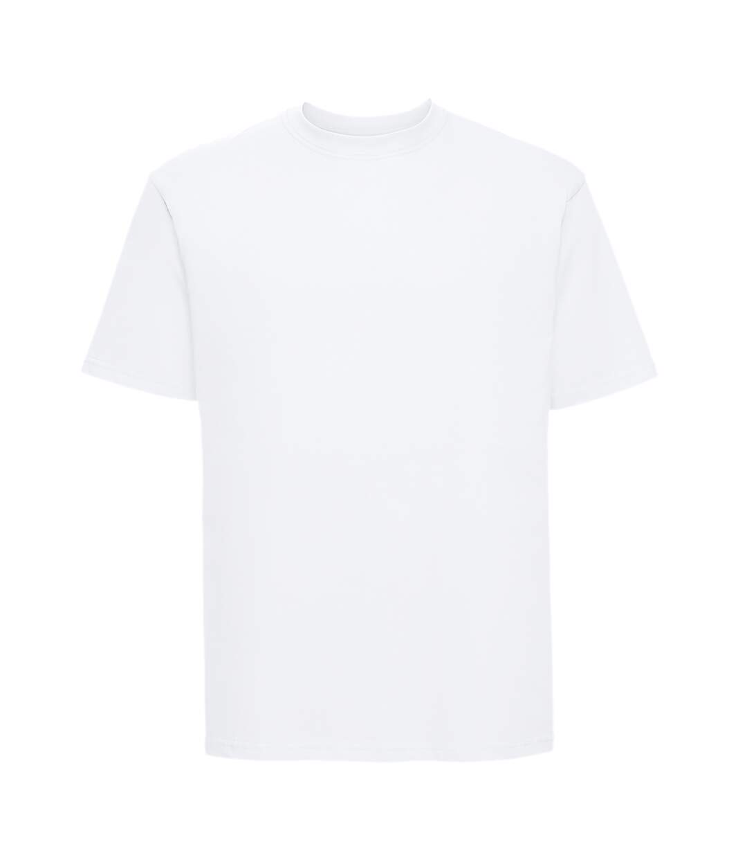 T-shirt manches courtes homme blanc Casual-1