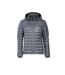 Womens/ladies Hudson Padded Jacket Grey Clique-1
