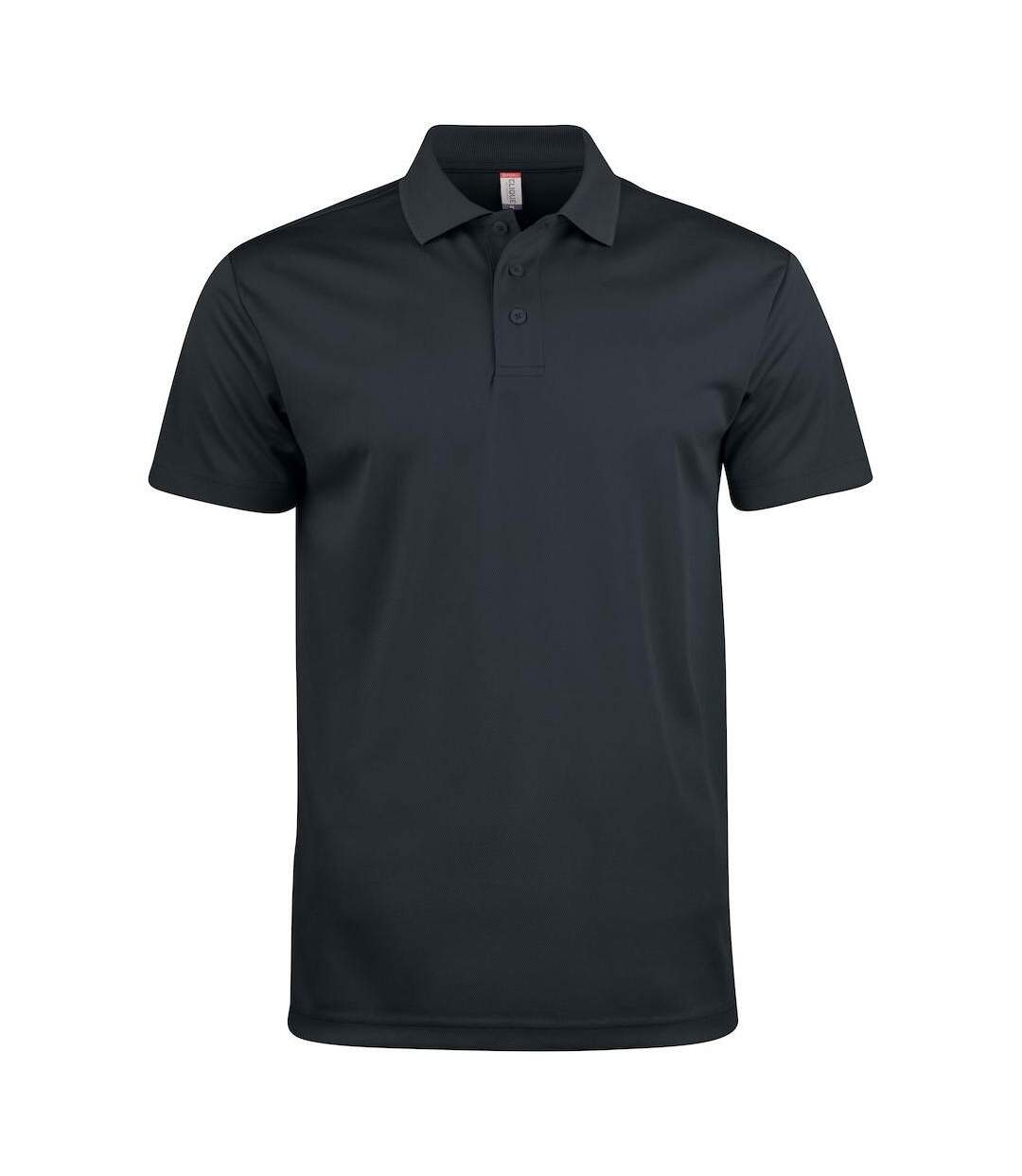 Polo Basic Active Adulte Noir Clique-1
