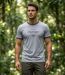 Tee-shirt SAGARO2 Challenger – Le haut uni en coton flammé à détails contrastés pour homme-5