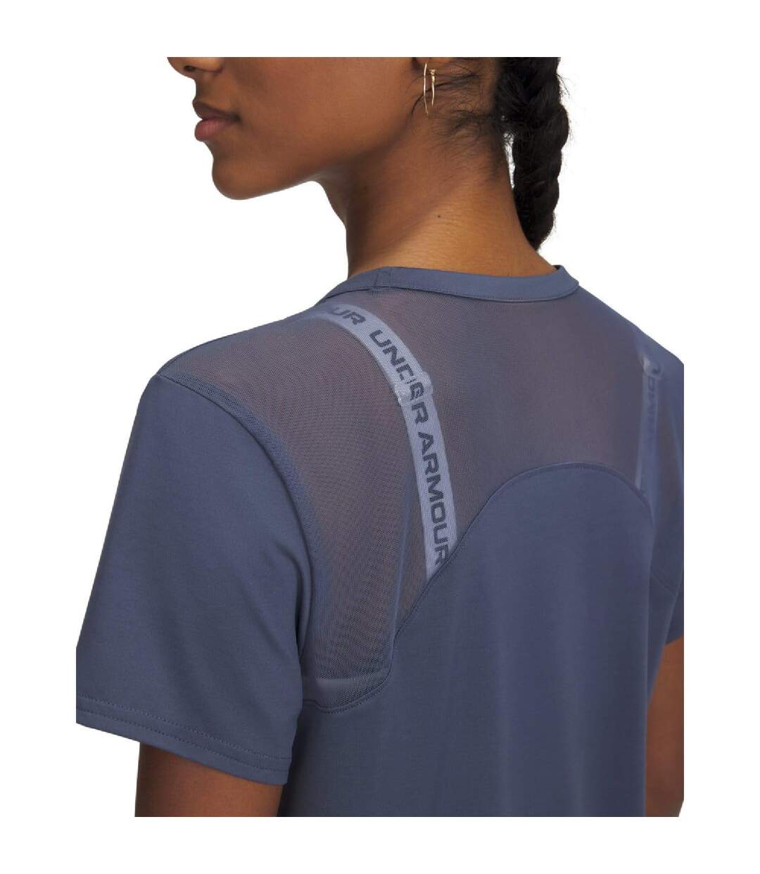 T-shirt Vanish Elite Femme Gris Under Armour-3