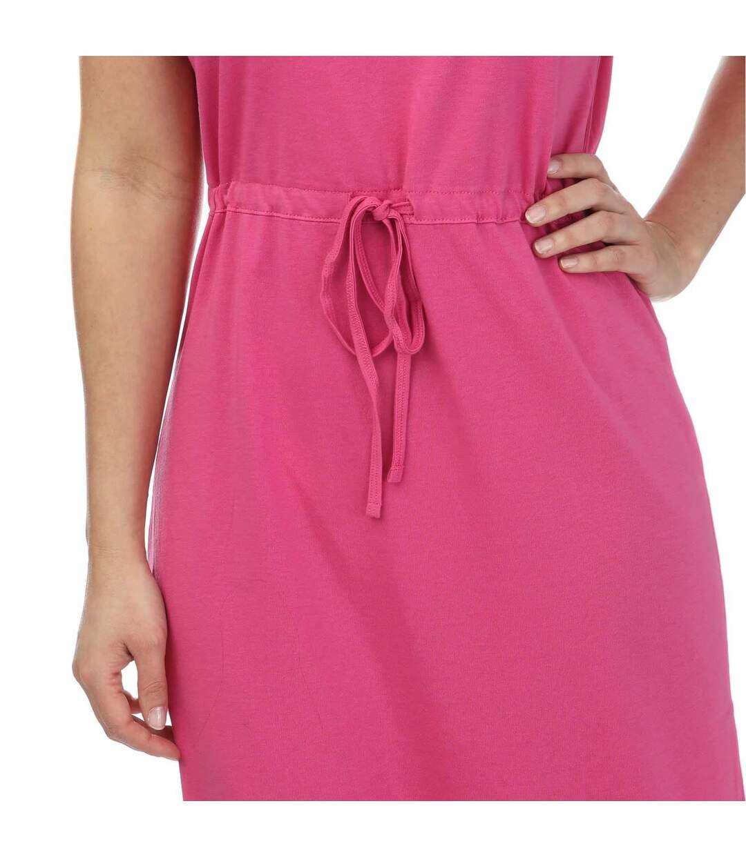 Robe mi-longue may life femme framboise Only-4