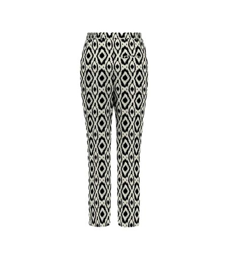 Pantalon Noir/Beige à Motifs Femme Only 15222230 - 34