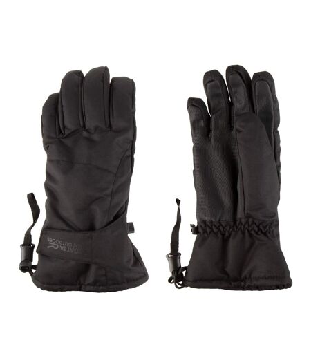 Unisex Adult Transition Iii Waterproof Winter Gloves S-m Black Regatta
