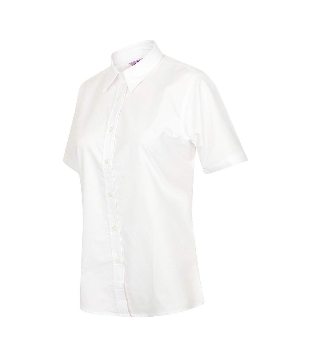 Chemisier Manches Courtes Femme Blanc Henbury-4