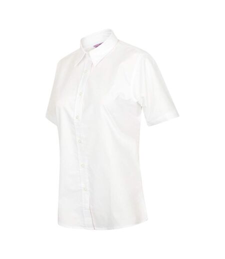 Chemisier Manches Courtes Femme Blanc Henbury