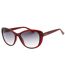 Womens/ladies Gradient Sunglasses One Size Burgundy Grey Calvin Klein-2