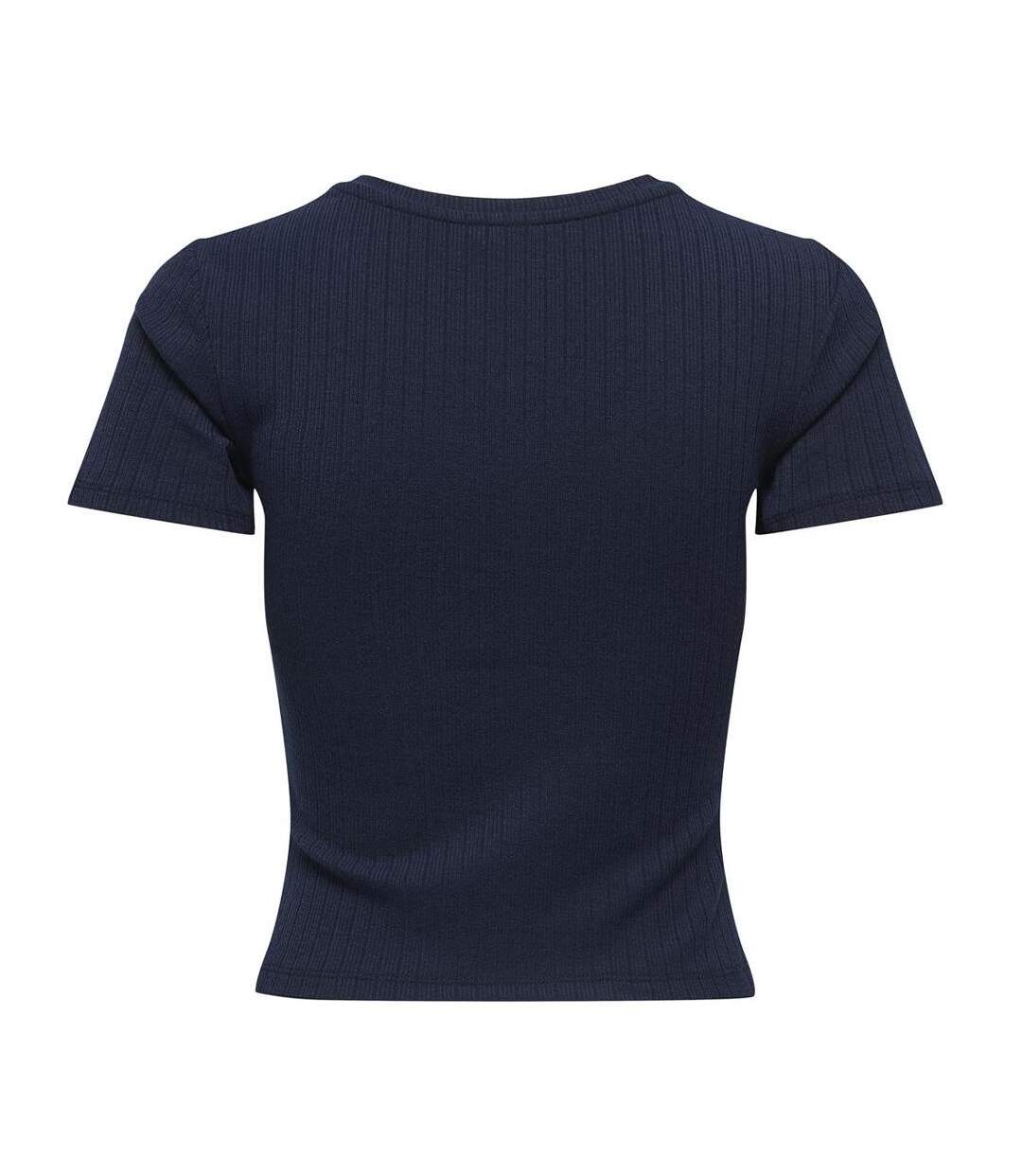 T-Shirt marine femme only polina-2