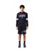 Mens Logo Regular Sweat Shorts Navy Lacoste-1