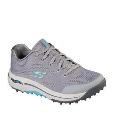 Womens/ladies go golf balance trainers grey/blue Skechers