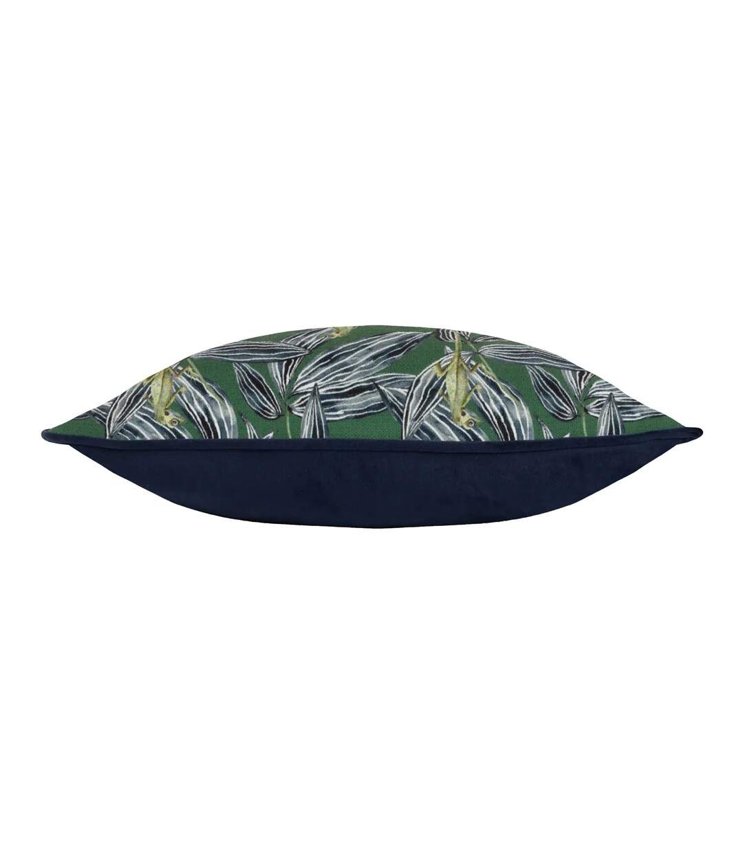 Ebon wilds nkiru piped cushion cover 30cm x 50cm green Wylder