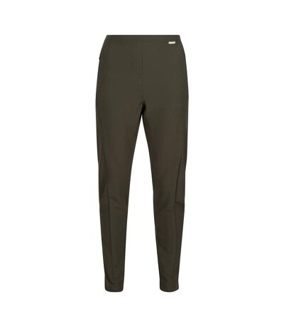 Pantalon de marche pentre femme kaki foncé Regatta