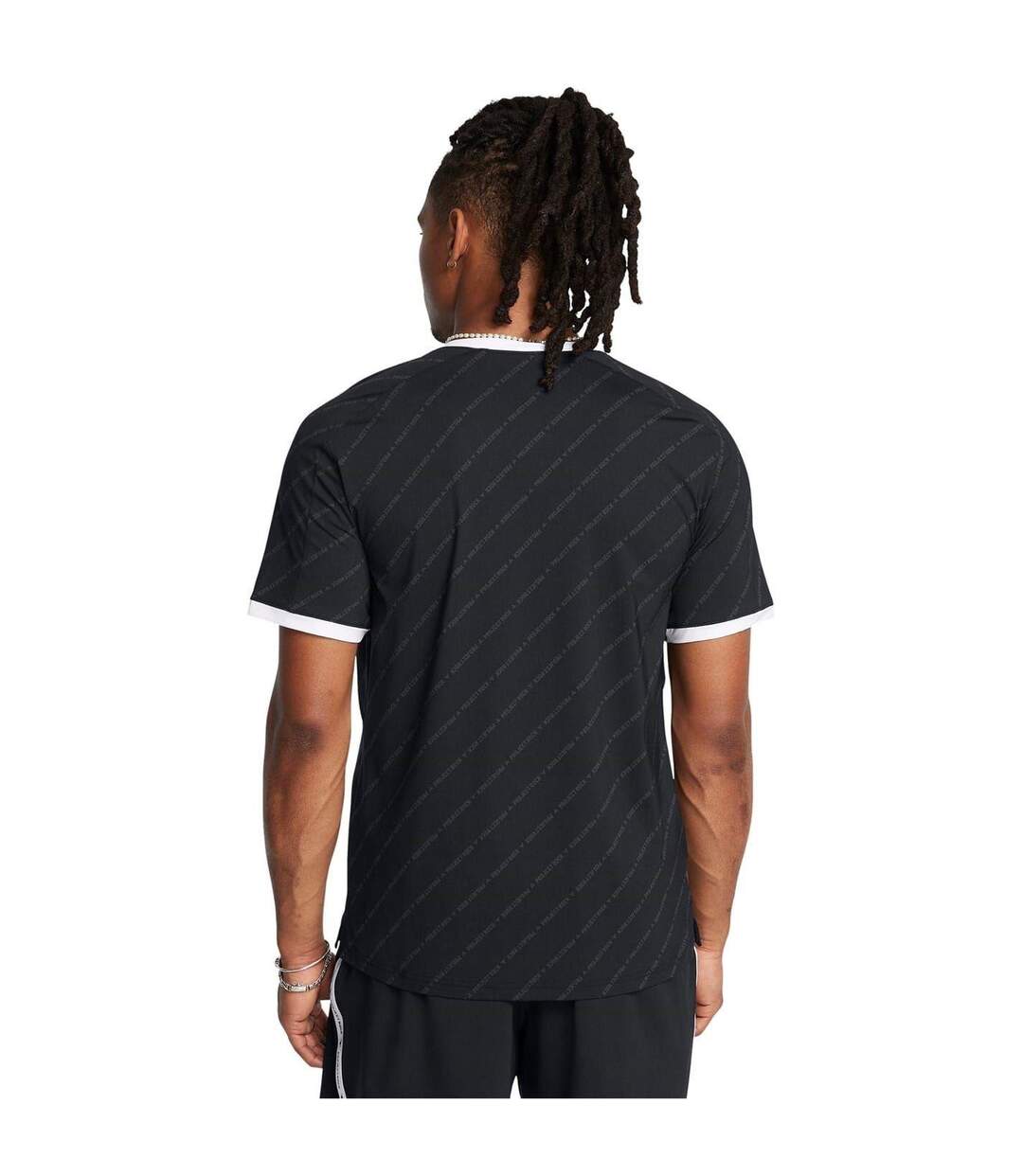 T-shirt Rugby Project Rock Homme Noir Under Armour-4